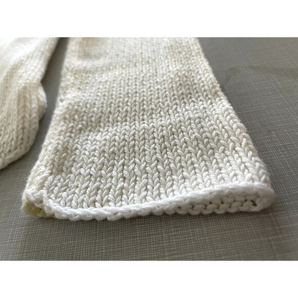 Wooden Ships Sz S/M Beach Pullover Sweater White Vacation Boho Cruise Relaxed - Picture 8 of 12